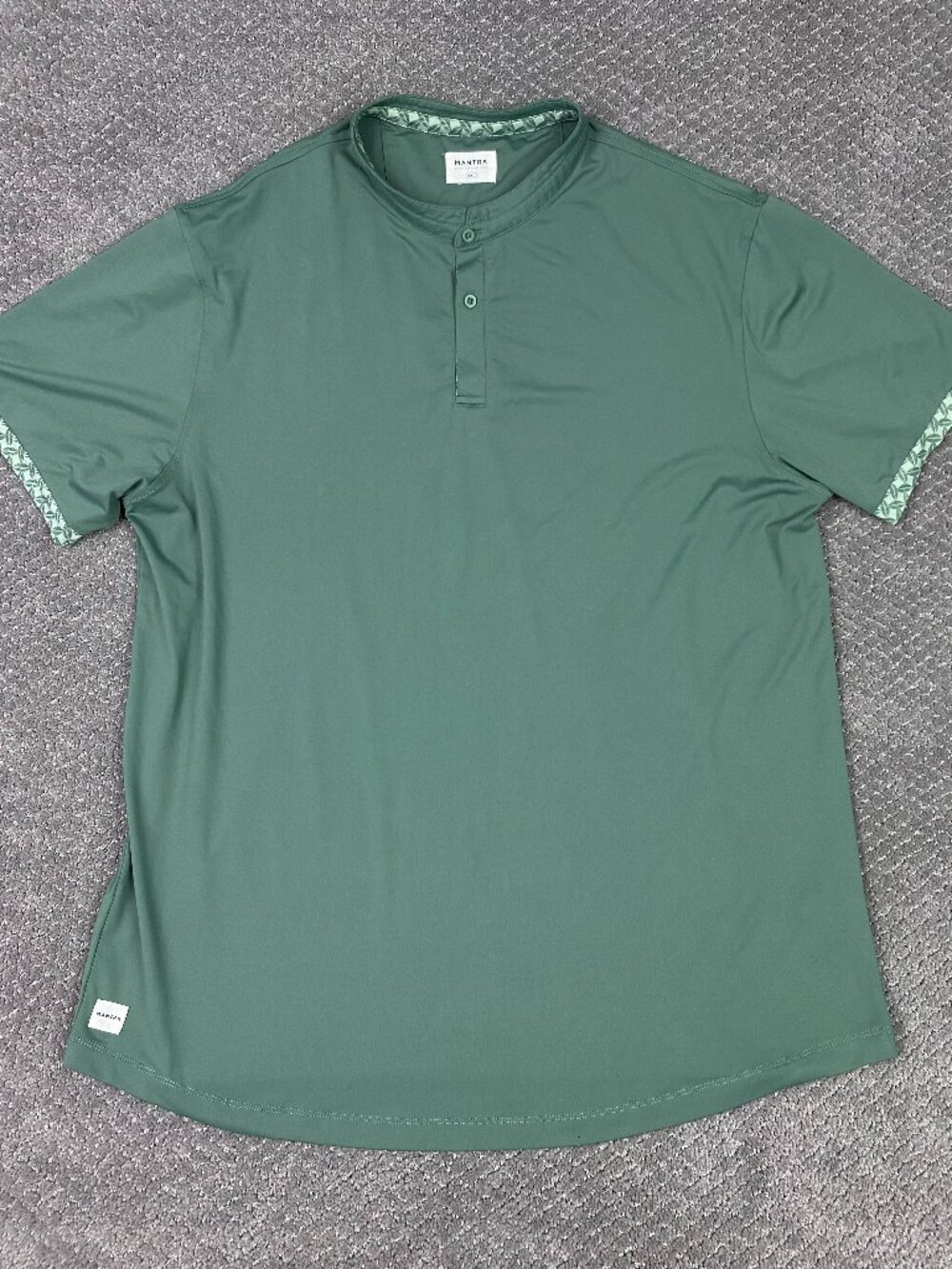 Mantra Polo Shirt Men's XXL Green Catalyst Performance Blade Collar Golf